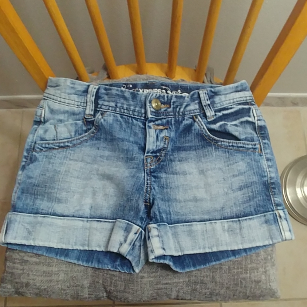 Express jean shorts